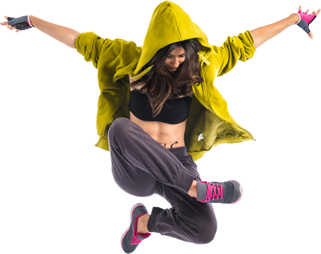 Jumping girl